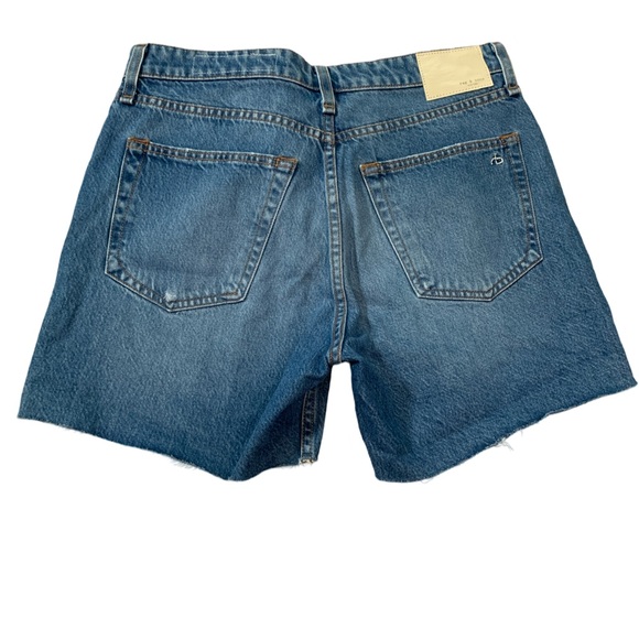 Rag & Bone Rosa High Waist Ripped Nonstretch Denim Cutoff Shorts Size 27 - Picture 7 of 11